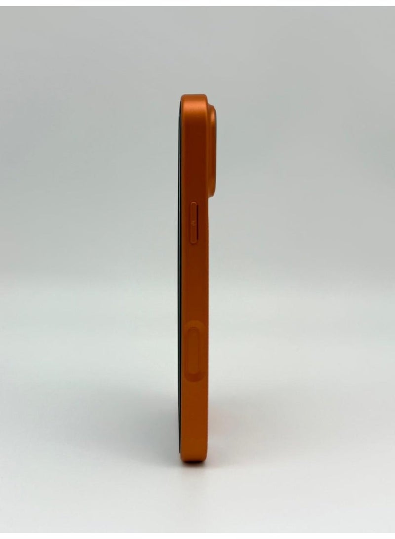 عام CaseBar Retro Racing Series Case for iPhone 17 Pro Max – Dual-Color Heritage Edition – 3D Texture & Skin-Friendly Coating – Slim Shockproof Protective Cover (Orange) - Image 5